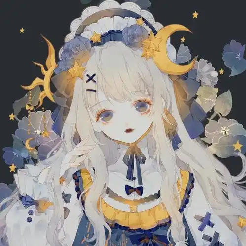 蓝色系女生头像我对事物厌倦的太快而你是我最大的例外