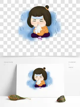 感冒表情包配图图片免费下载千图网