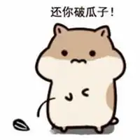 瓜子给你灰仓鼠表情包微信头像图片大全