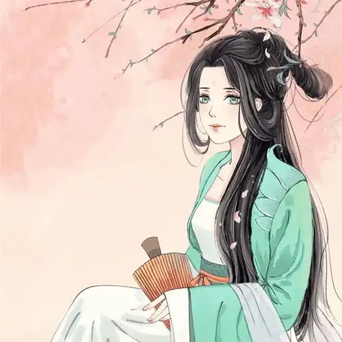 古风动漫头像与人间寥寥月色,长眠一场