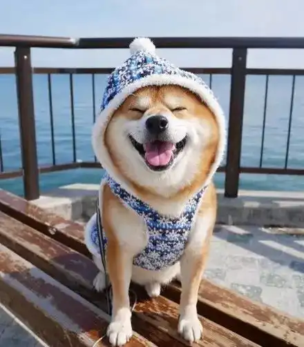 柴犬berry光鲜的一面好萌,好治愈的笑容