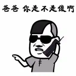 爸爸,你是不是傻,表情包