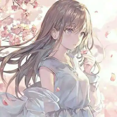动漫头像女生唯美长发不饮烈喉酒不等不归人