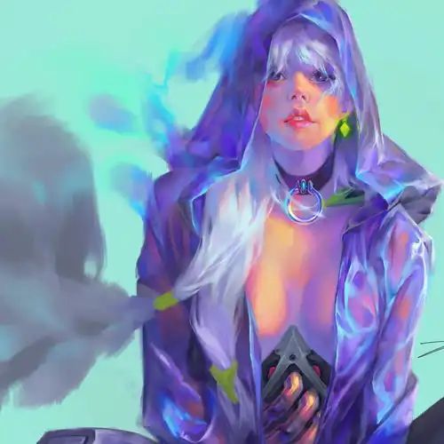 国人画师zwy作品欣赏32p女头像