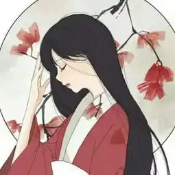 古风女头佳人独坐楼阁