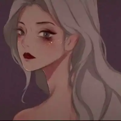 手绘高冷女头