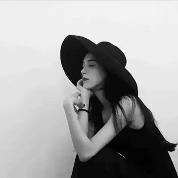 黑白御姐女生头像,女生头像图片