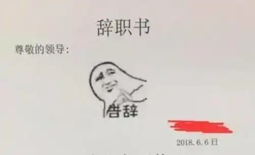 辞职信表情包大全我要像梦一样自由,回家养猪