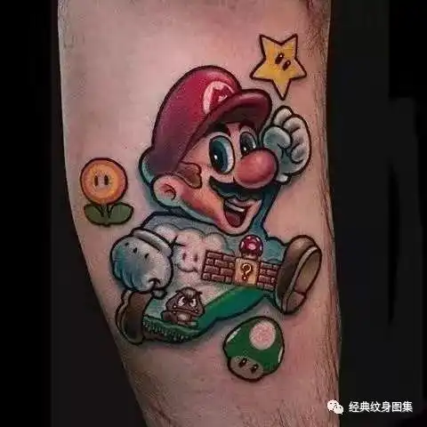 卡通纹身素材