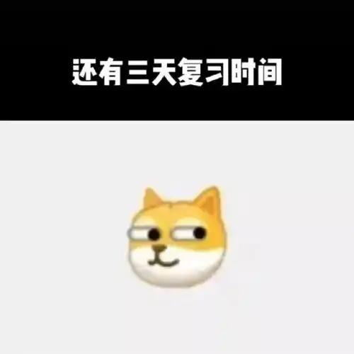 新表情像极了要考试时的你