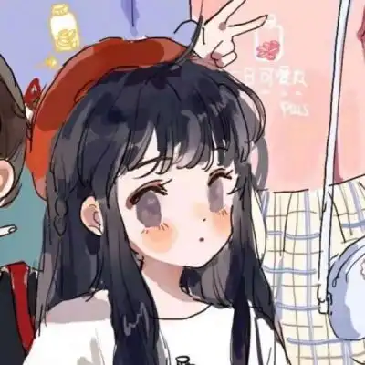 动漫闺蜜头像一对两张月亮弯弯女生头像我要个性网