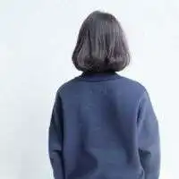 女生短发背影头像小清新特别适合超有范儿的小姐姐