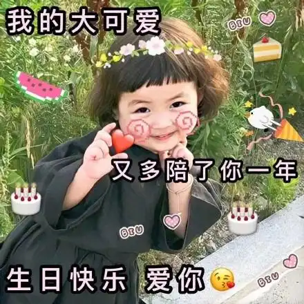 罗熙表情包合集我家仙女生日快乐,永远十八