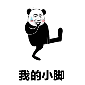 抖音神曲我的小脚表情包