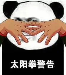 泰拳警告表情包,警告一次,下不为例