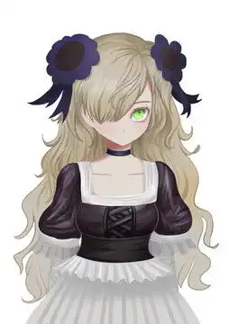 美女头像插画