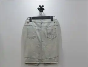女式牛仔韩范半身开叉包臀裙