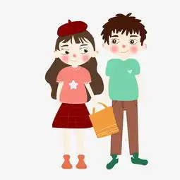 七夕情人节现代情侣卡通插画图片素材其他格式下载动漫人物大全