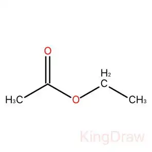 有机化学里的乙酸乙酯的化学结构式是什么啊就是那种五边形的画法,求大侠解答