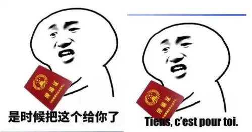 聊天尬住不如回复一个法语表情包