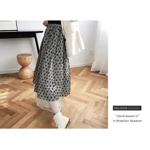 优雅蓬松的法式半身伞裙复古又优雅,做奥黛丽赫本式的女人
