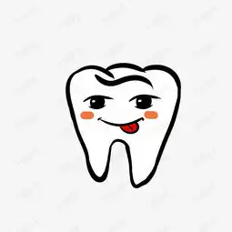 手绘吐舌头的微笑牙齿素材图片免费下载高清psd千库网图片编号9439657