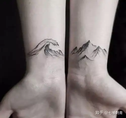 抚州纹身,情侣闺蜜纹身图案纹身培训
