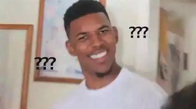 尼克杨黑人问号脸表情包的由来哥从来不练球,但那些大个子还是防不住哥